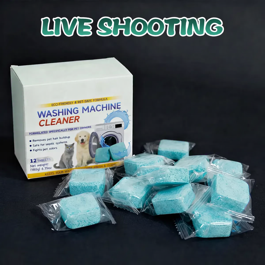 Washing Machine Cleaner Tablets for Odor & Buildup