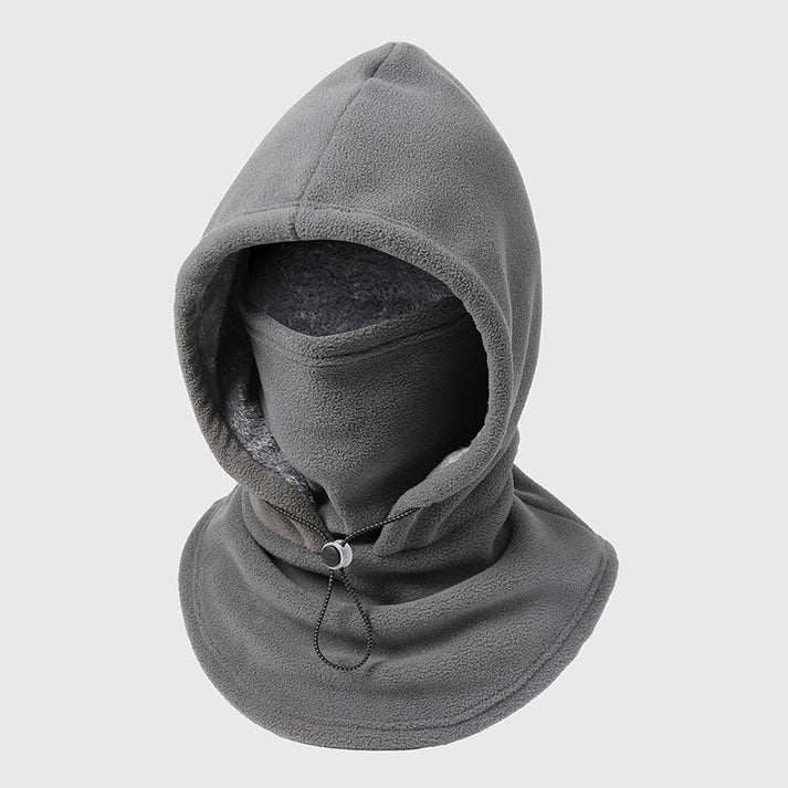 Warm Balaclava with Adjustable Drawstring – Face and Neck Protection