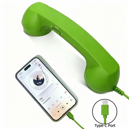 Vintage Retro USB-C Phone Handset for Smartphones
