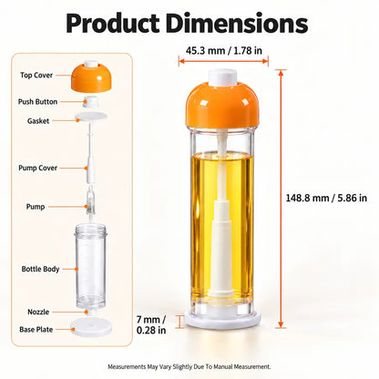 Refillable Oil Sprayer for Cooking – Fine Mist Olive Oil Mister for Air Fryer, Salad & BBQ