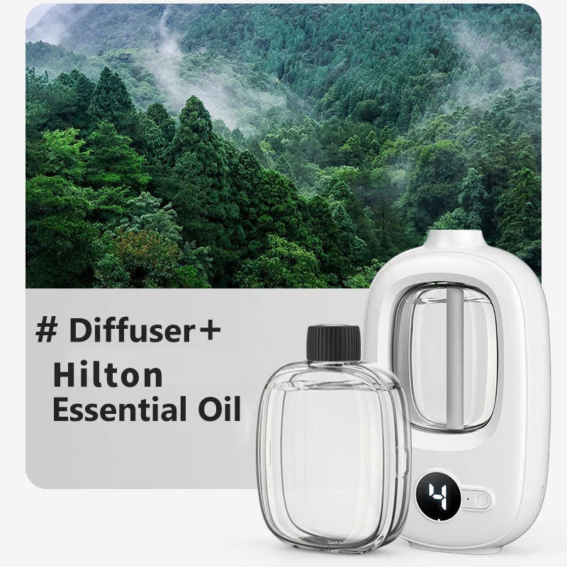 Automatic Aromatherapy Diffuser – 4 Spray Modes & Digital Display