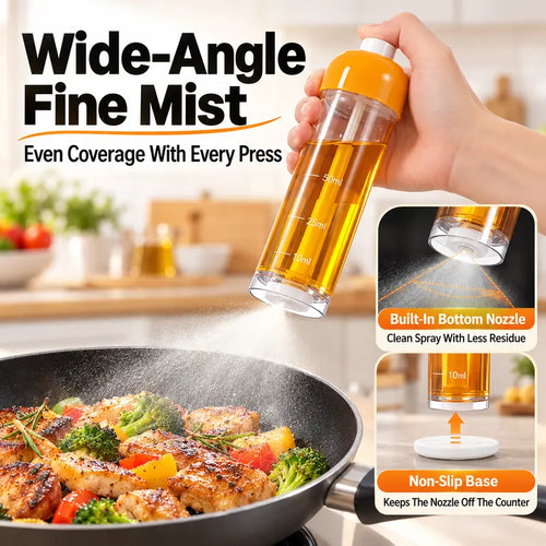 Refillable Oil Sprayer for Cooking – Fine Mist Olive Oil Mister for Air Fryer, Salad & BBQ