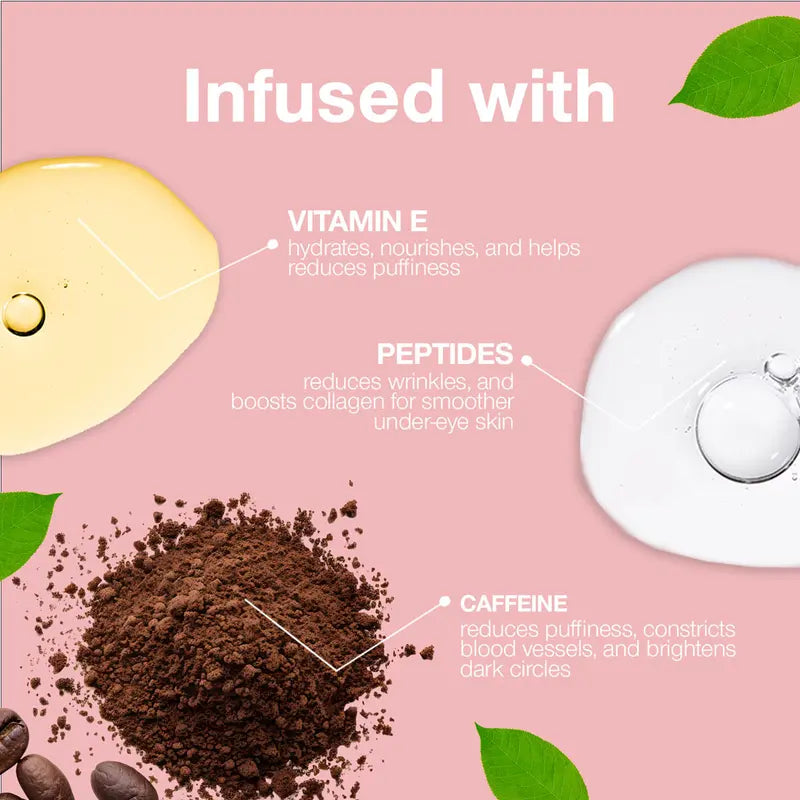 Brightening Under-Eye Cream Concealer – Caffeine & Peptides