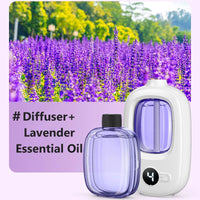 Diffuser + Natural Lavender Essential Oil