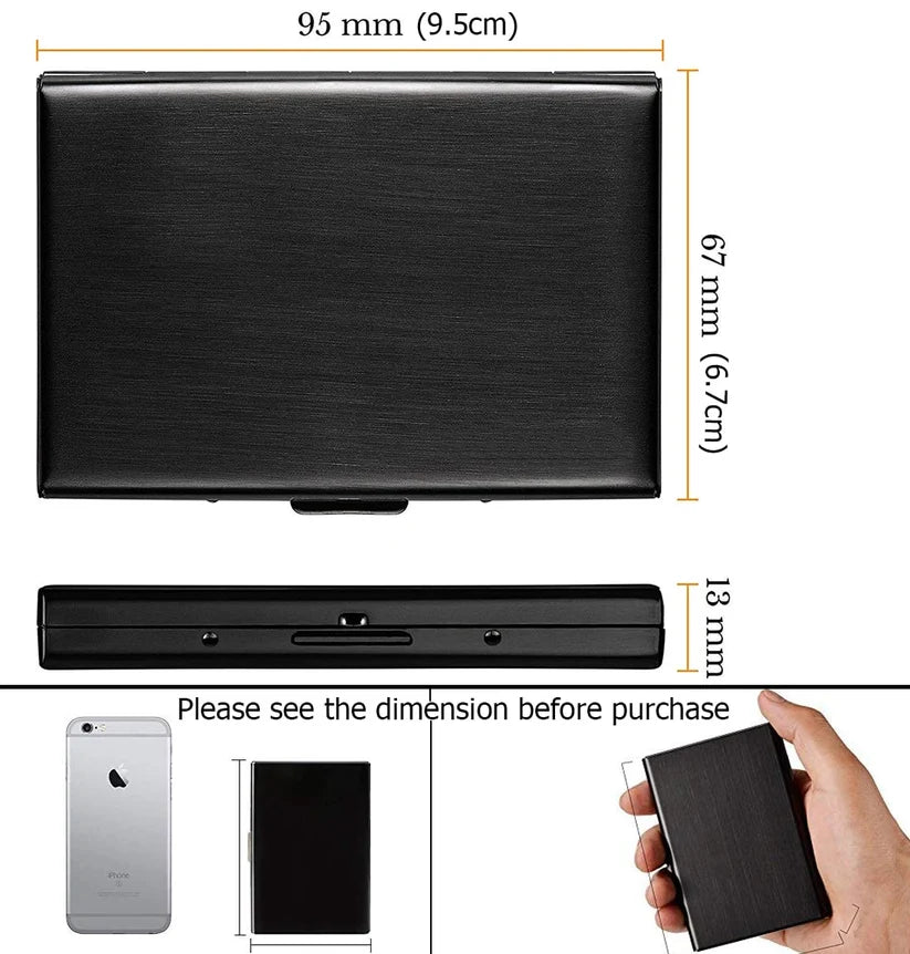 Ultra-Slim RFID Blocking Metal Card Holder – Upsell Offer