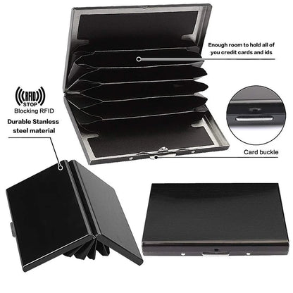 Ultra-Slim RFID Blocking Metal Card Holder – Upsell Offer
