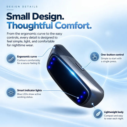 Smart Throat Anti-Snoring Device – Comfortable Nighttime Snore Relief