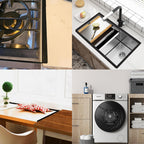 2 PCS Stainless Steel Gap Covers for Stove, Countertop, Washer & Sink ✓
