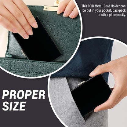 Ultra-Slim RFID Blocking Metal Card Holder – Upsell Offer