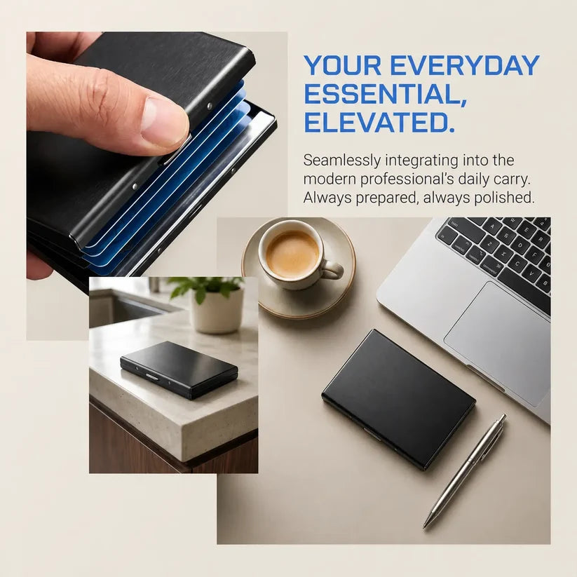 Ultra-Slim RFID Blocking Metal Card Holder – Upsell Offer