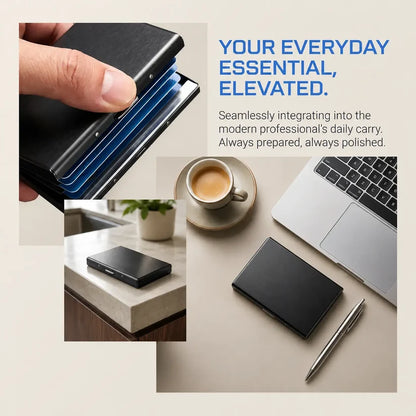 Ultra-Slim RFID Blocking Metal Card Holder – Upsell Offer