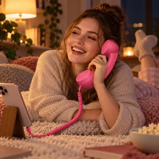 Vintage Retro USB-C Phone Handset for Smartphones