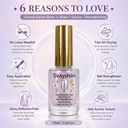 Glazed Donut Lilac Aurora Nail Strengthener