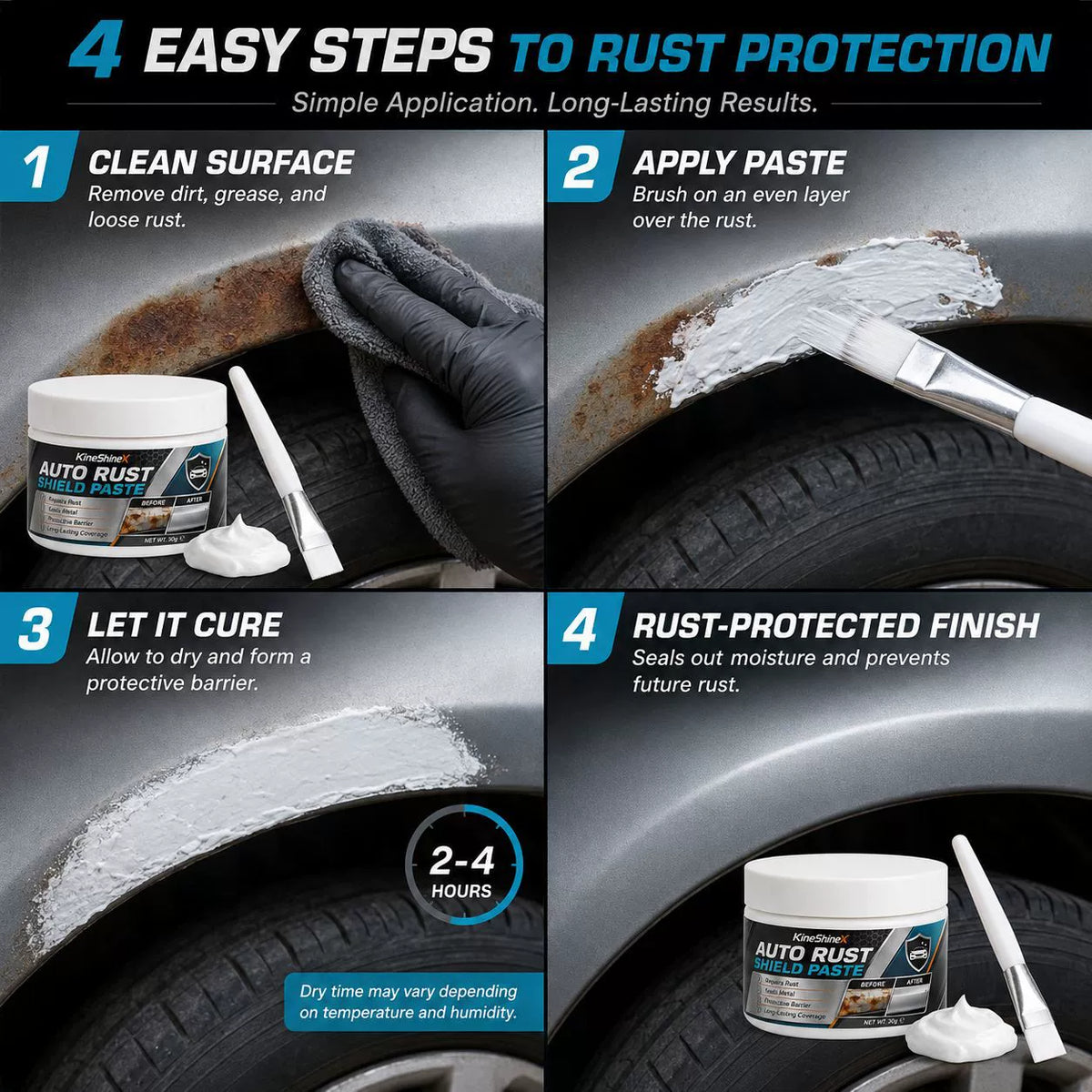 Car Metal Rust Repair Paste