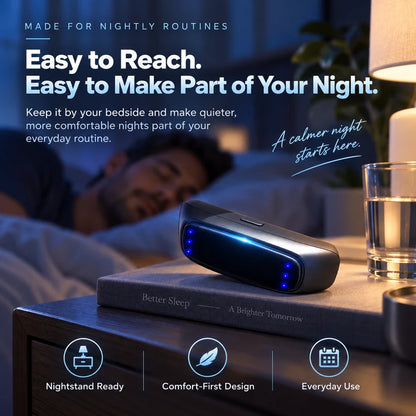 Smart Throat Anti-Snoring Device – Comfortable Nighttime Snore Relief