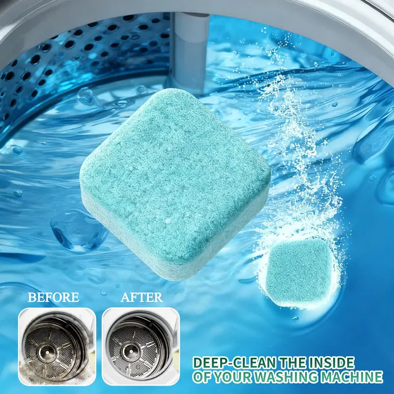 Washing Machine Cleaner Tablets for Odor & Buildup