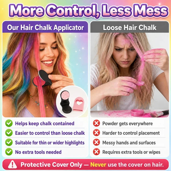 12-Color Hair Chalk Set