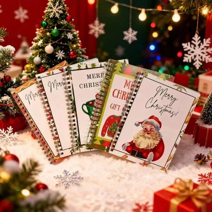 Christmas Gift Card Holder Book – DIY Spiral-Bound Holiday Gift Album
