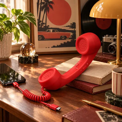 Vintage Retro USB-C Phone Handset for Smartphones