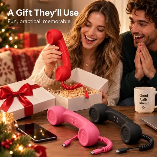 Vintage Retro USB-C Phone Handset for Smartphones