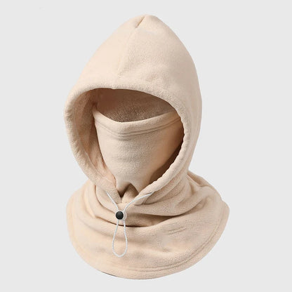 Warm Balaclava with Adjustable Drawstring – Face and Neck Protection