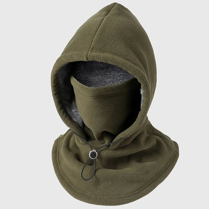 Warm Balaclava with Adjustable Drawstring – Face and Neck Protection